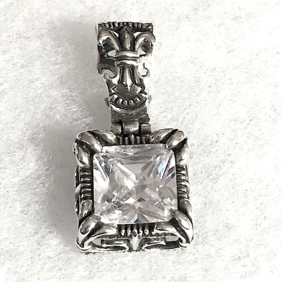 SILPADA Sterling Silver CZ Uptown Pendant S0979 - Picture 1 of 12